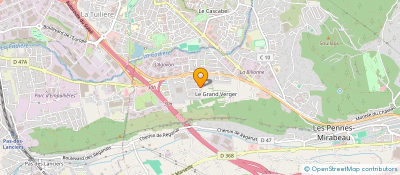 localisation de l'entreprise SCI DU ROMARIN à LES PENNES MIRABEAU