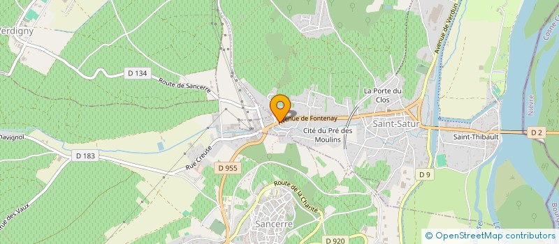 localisation de l'entreprise SCI DU ROND BOURGEOIS  SAINT-SATUR