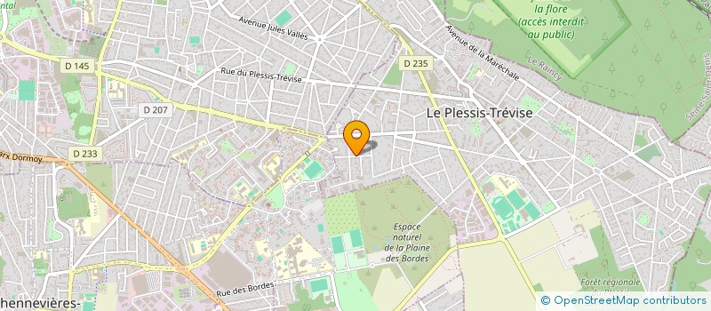 localisation de l'entreprise SCI DU ROND BUISSON à LE PLESSIS-TREVISE
