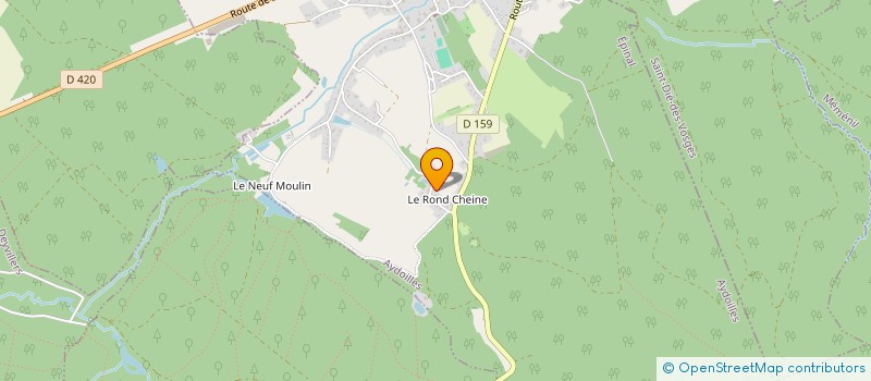 localisation de l'entreprise SCI DU ROND CHEINE  AYDOILLES