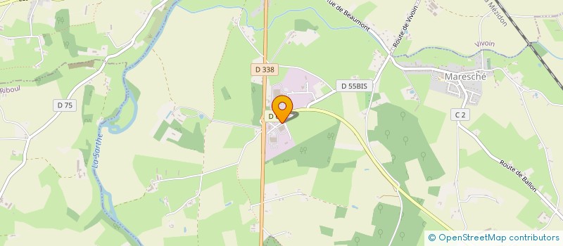 localisation de l'entreprise SCI DU ROND POINT 2  MARESCHE