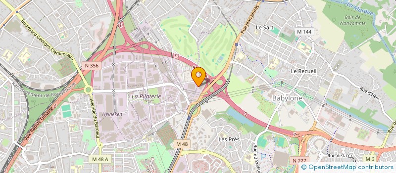 localisation de l'entreprise SCI DU ROND POINT à VILLENEUVE-D'ASCQ