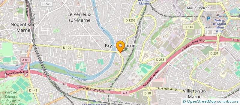 localisation de l'entreprise SCI DU ROND POINT  BRY-SUR-MARNE