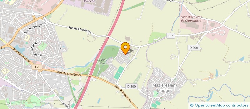 localisation de l'entreprise SCI DU ROND POINT à CHOLET