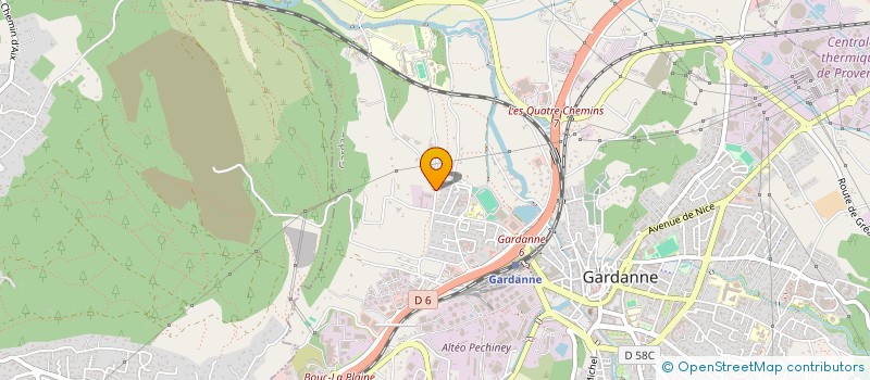 localisation de l'entreprise SCI DU ROND POINT  GARDANNE