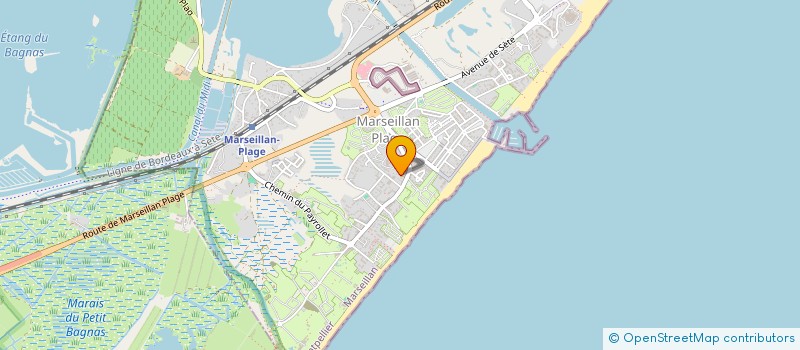 localisation de l'entreprise SCI DU ROND POINT à MARSEILLAN