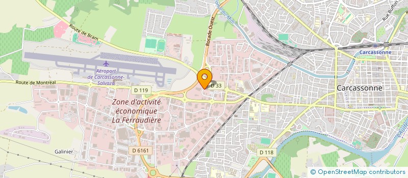 localisation de l'entreprise SCI DU ROND POINT à CARCASSONNE