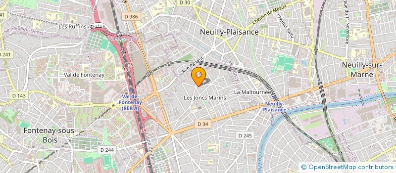 localisation de l'entreprise SCI DU ROND-POINT  LE PERREUX-SUR-MARNE