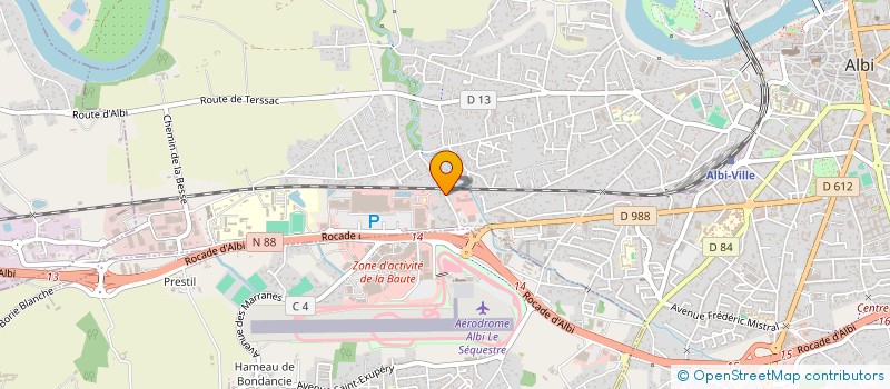 localisation de l'entreprise SCI DU ROND POINT à ALBI