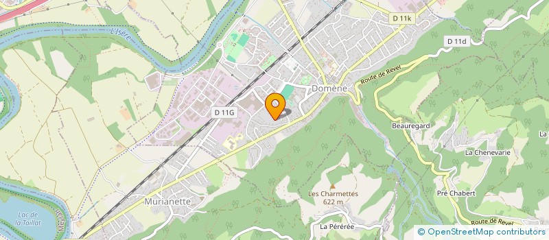 localisation de l'entreprise SCI DU ROND POINT  DOMENE