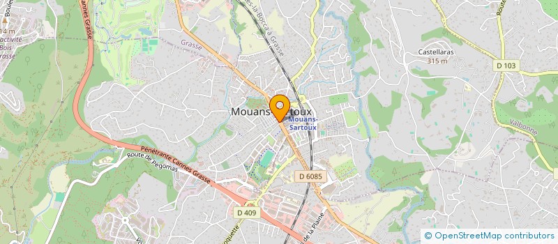 localisation de l'entreprise SCI DU ROND POINT à MOUANS-SARTOUX