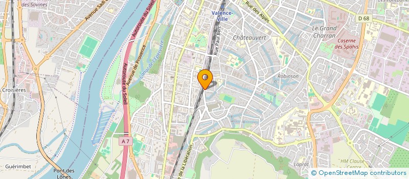 localisation de l'entreprise SCI DU ROND POINT à VALENCE
