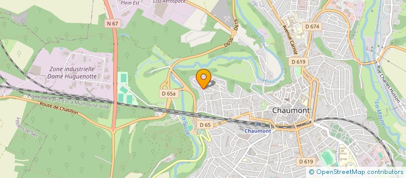 localisation de l'entreprise SCI DU ROND POINT à CHAUMONT