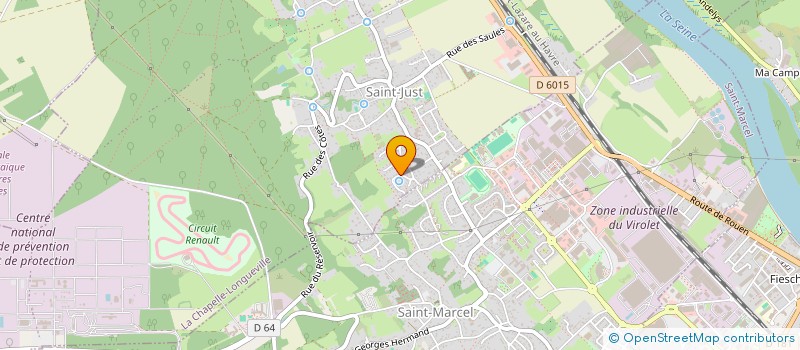 localisation de l'entreprise SCI DU ROND POINT  LA CHAPELLE-LONGUEVILLE