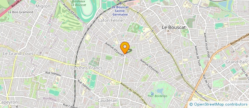 localisation de l'entreprise SCI DU ROND POINT  LE BOUSCAT