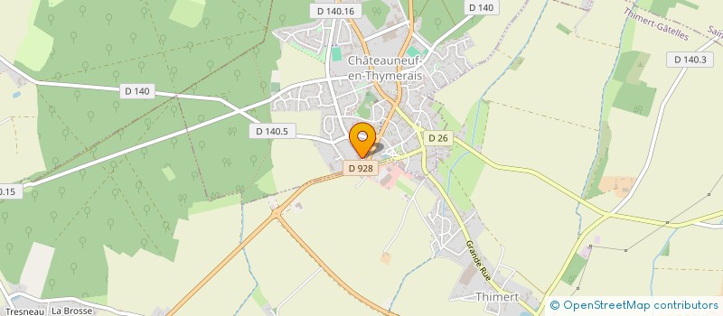 localisation de l'entreprise SCI DU ROND POINT à CHATEAUNEUF-EN-THYMERAIS
