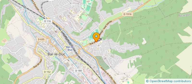 localisation de l'entreprise SCI DU ROND POINT à BAR-LE-DUC