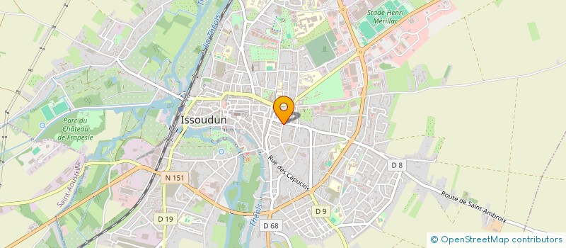 localisation de l'entreprise SCI DU ROND POINT à ISSOUDUN