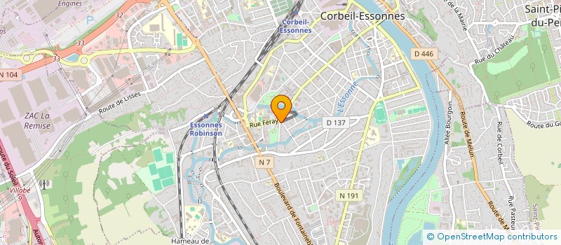 localisation de l'entreprise SCI DU ROND POINT à CORBEIL-ESSONNES