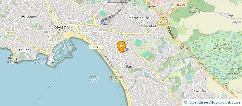 localisation de l'entreprise SCI DU ROND POINT  ROYAN