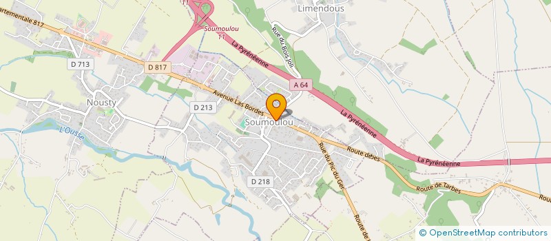 localisation de l'entreprise SCI DU ROND POINT à SOUMOULOU