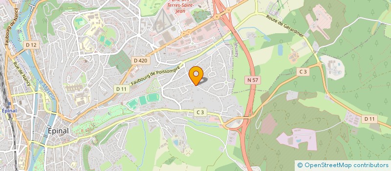 localisation de l'entreprise SCI DU ROND POINT à EPINAL
