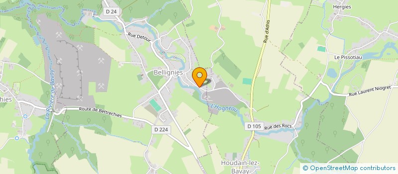 localisation de l'entreprise SCI DU ROND POINT  BELLIGNIES