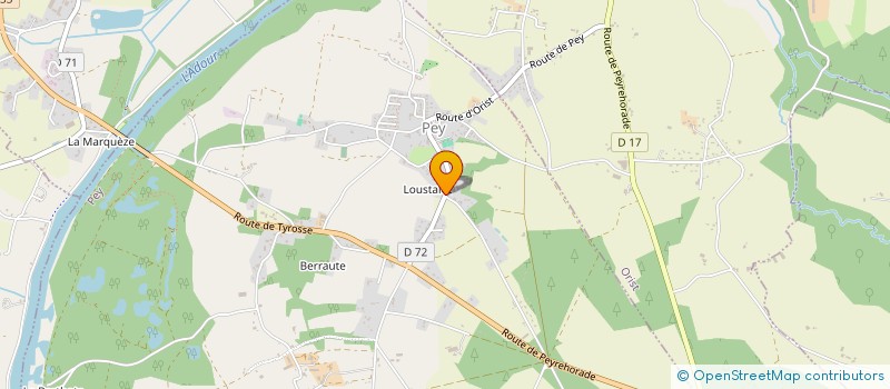 localisation de l'entreprise SCI DU ROND-POINT D'ANGRESSE  PEY