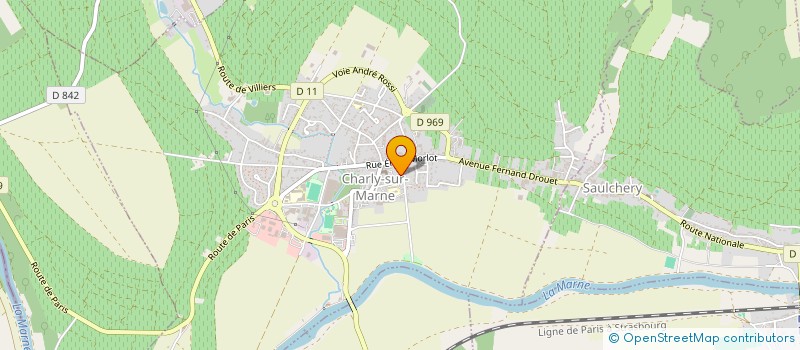 localisation de l'entreprise SCI DU ROND POINT DE L'OMOIS  CHARLY-SUR-MARNE