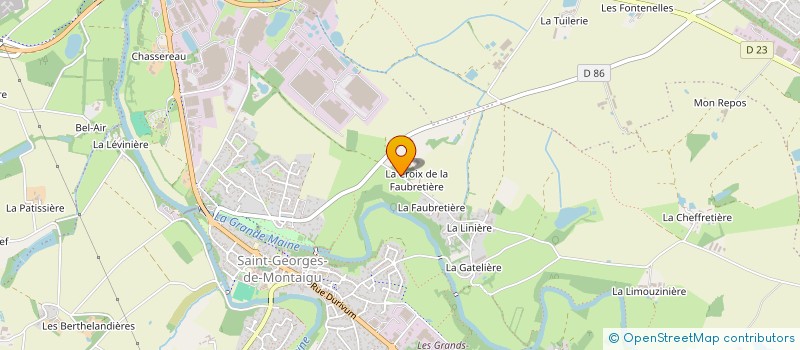 localisation de l'entreprise SCI DU ROND POINT DE NANTES à MONTAIGU-VENDEE