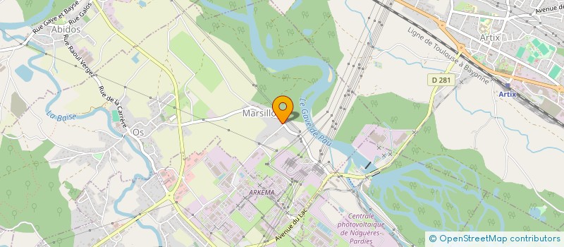 localisation de l'entreprise SCI DU ROND POINT DE PARDIES  PARDIES