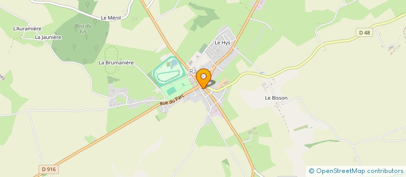 localisation de l'entreprise SCI DU ROND-POINT DE RANES à RANES