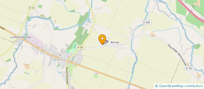 localisation de l'entreprise SCI DU ROND POINT DES TROIS CROIX à BOISSEI-LA-LANDE