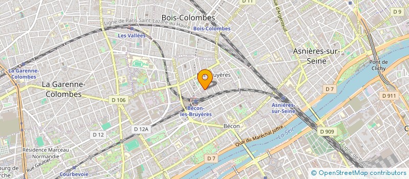 localisation de l'entreprise SCI DU ROND POINT DU SOUVENIR FRANCAIS à ASNIERES-SUR-SEINE