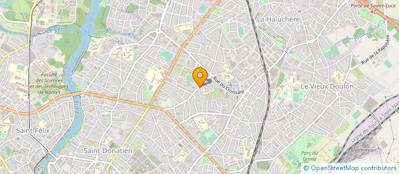 localisation de l'entreprise SCI DU ROND POINT G. à NANTES
