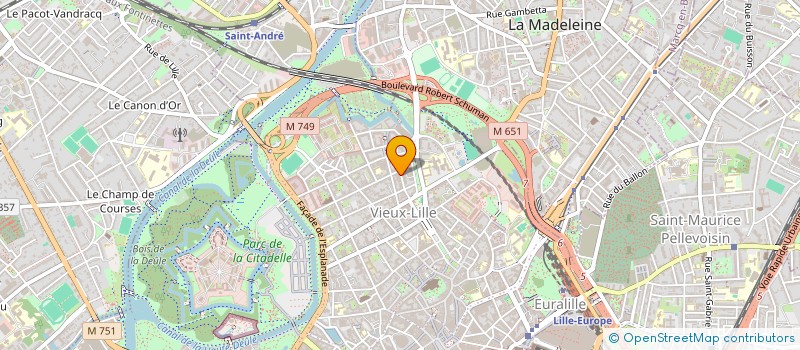 localisation de l'entreprise SCI DU ROSA BONHEUR à LILLE