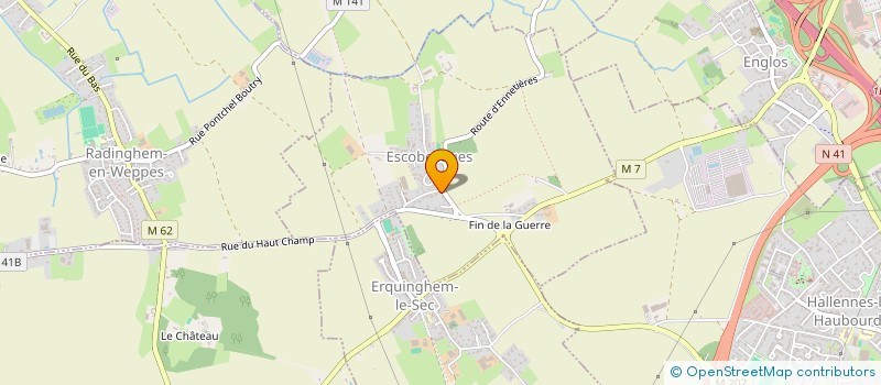 localisation de l'entreprise SCI DU ROSAIRE  ESCOBECQUES