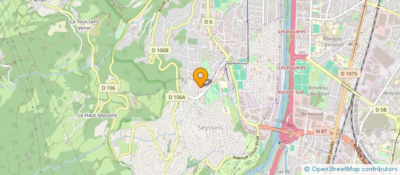 localisation de l'entreprise SCI DU ROSAY à SEYSSINS