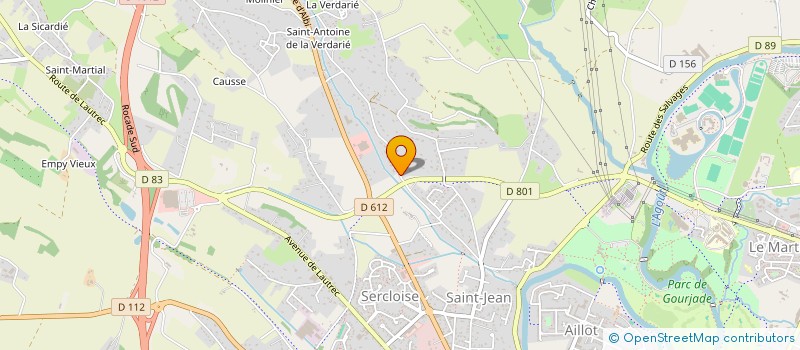 localisation de l'entreprise SCI DU ROSE  CASTRES