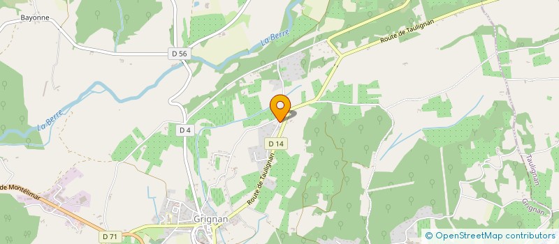 localisation de l'entreprise SCI DU ROSET  GRIGNAN