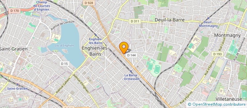 localisation de l'entreprise SCI DU ROSIERS  DEUIL-LA-BARRE