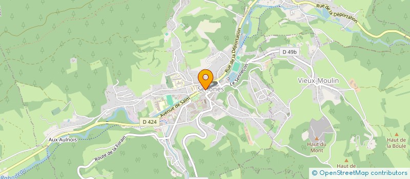 localisation de l'entreprise SCI DU ROSSBERG  SENONES