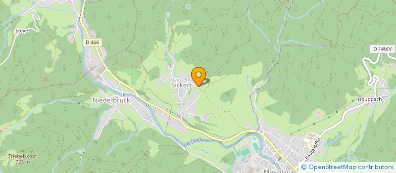 localisation de l'entreprise SCI DU ROSSBERG  SICKERT