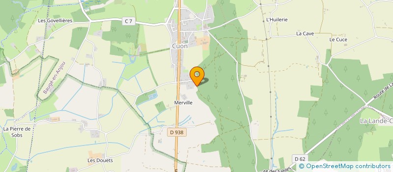 localisation de l'entreprise SCI DU ROSSIGNOL  BAUGE-EN-ANJOU