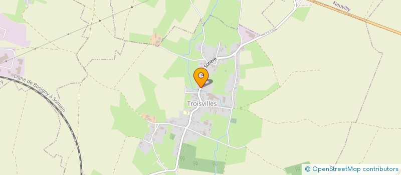 localisation de l'entreprise SCI DU ROSSIGNOL  TROISVILLES