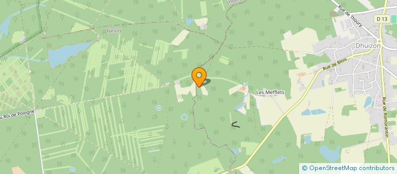 localisation de l'entreprise SCI DU ROSSINOU  DHUIZON