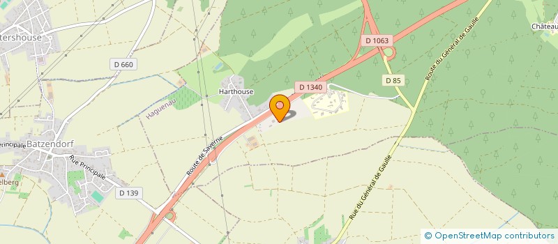 localisation de l'entreprise SCI DU ROSSWEG  HAGUENAU