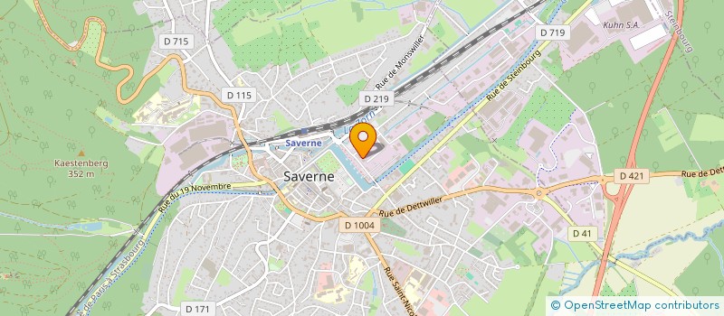 localisation de l'entreprise SCI DU ROTH  SAVERNE