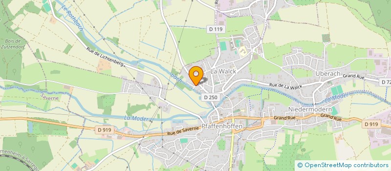 localisation de l'entreprise SCI DU ROTHBACH  VAL-DE-MODER