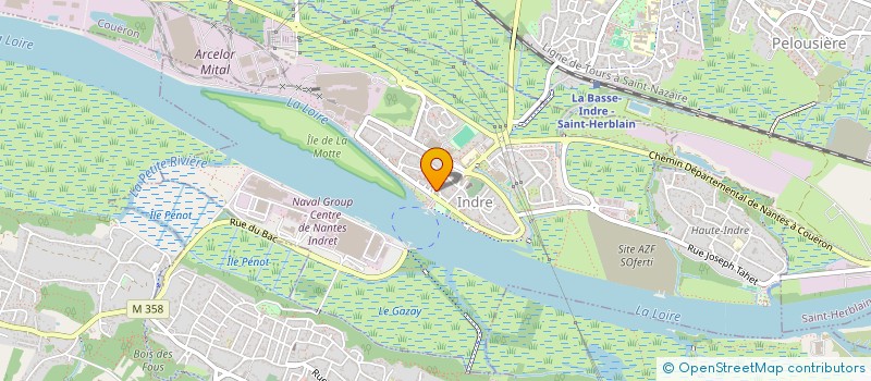 localisation de l'entreprise SCI DU ROTY  INDRE